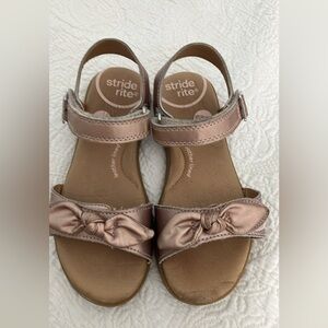 Stride Rite Metallic Rose Sandals for Kids